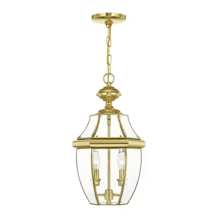 Подвесной светильник Livex Lighting Monterey 2, латунь