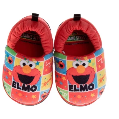 Тапочки Elmo, Cookie Monster, Abby Cadabby (детские размеры) красные