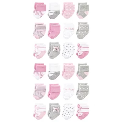 Детские махровые носки Little Treasure Baby Cotton Rich, 24 шт., ballerina