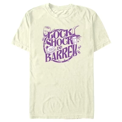 Мужская футболка Lock, Shock и Barrel Purple Circle бежевого цвета
