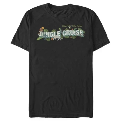 Мужская футболка Jungle Cruise с логотипом, черная