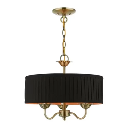 Светильник Livex Lighting Harrington, 3 лампы, латунный