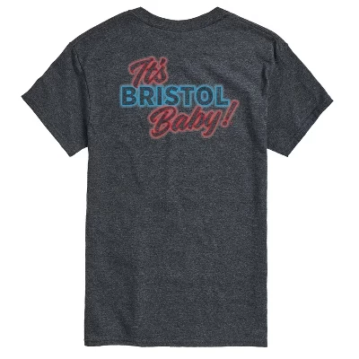 Мужская футболка It'S Bristol Baby с коротким рукавом и графическим рисунком heather charcoal