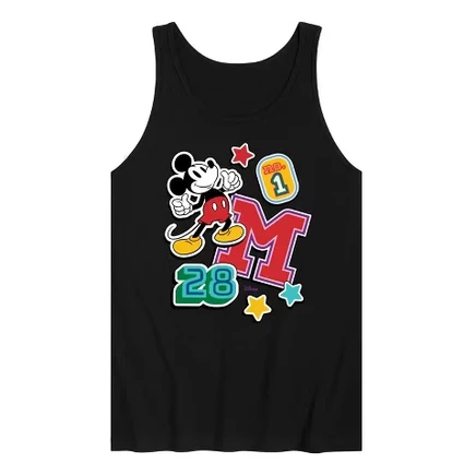 Мужская майка Disney Mickey Mouse, черная