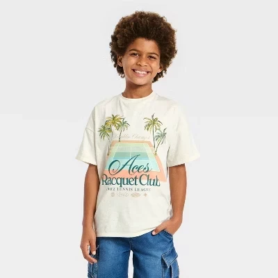Футболка для мальчиков Grayson Threads Kids, молочная