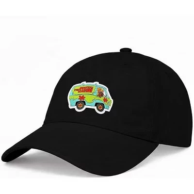 Официально лицензированные бейсболки для детей - Бейсболка Scooby Doo и Mystery Machine одного размера для детей, черная