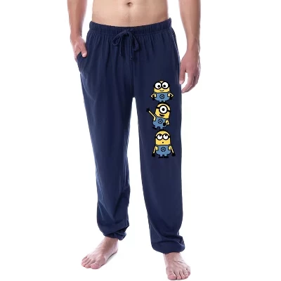 Мужские пижамные брюки Despicable Me Minions, темно-синие