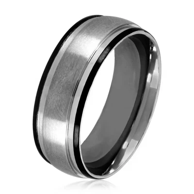 Мужское кольцо West Coast Jewelry 8 мм, двухцветное