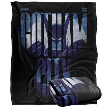 : Супер Мягкое одеяло Crusader Gotham City Silky Touch с накидкой, 50 