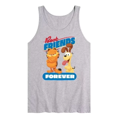 Мужская майка с графическим принтом Best Friends Forever athletic heather