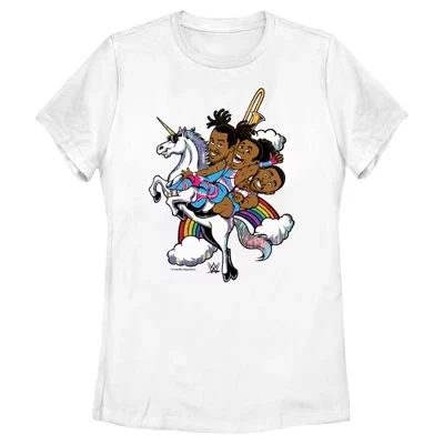Женская футболка WWE New Day Unicorn, белая