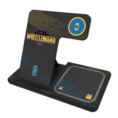 Стальная 15-ваттная зарядная станция 3 в 1 WWE Wrestlemania Steel wrestlemania 41