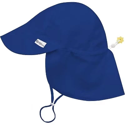 Детская панама Green Sprouts Eco Flap, UPF 50+, синяя
