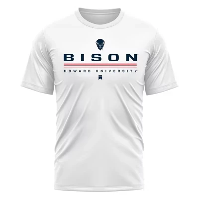 Мужская спортивная футболка Campus Lab Howard University от Men's Sport Active T-Shirt LinesWhite white