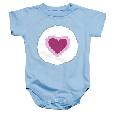 Baby  Cousins Gentle Heart Lamb Belly Infant Bodysuit light blue