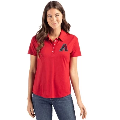 Женское поло Cutter & Buck Arizona Diamondbacks, красное