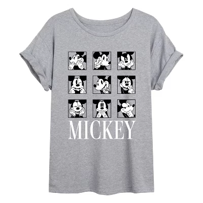 Женская футболка с объемным рисунком Mickey Expressions для женщин