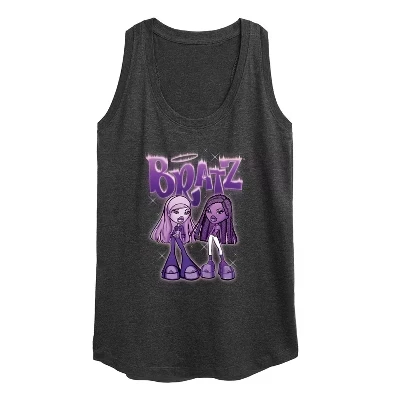 Женская майка Bratz Purple Power Dolls, темно-серая