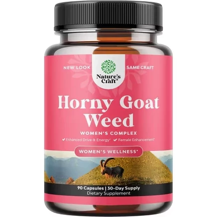 Капсулы Nature's Craft Horny Goat Weed for Women, 90 шт