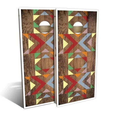 Набор досок для осеннего макета Cornhole Board | Включает в себя (2) доски, (8) Сумки и дополнительные аксессуары, а также чехол и подсветку