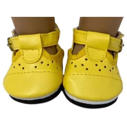 Туфельки для кукол Doll Clothes Superstore, 18 дюймов, желтые