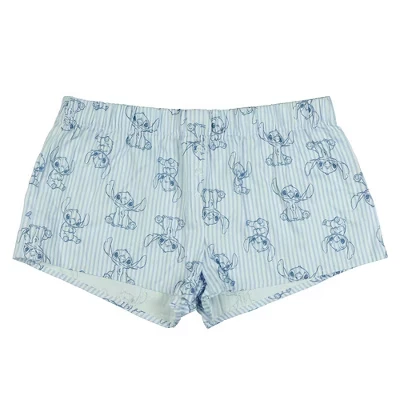 Женские пижамные штаны-боксеры Disney's Stitch Juniors Boxer Micro Shorts для сна