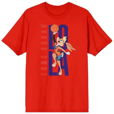 2: Новая мужская футболка Legacy Lola Bunny красного цвета с коротким рукавом