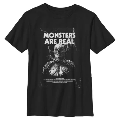 Футболка для мальчиков Lightning Vecna Monsters Are Real черная