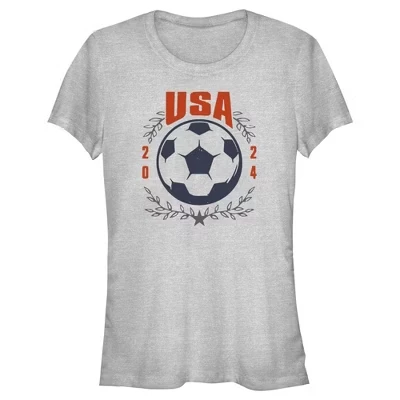 Футболка Athletic Heather с футбольным мячом Junior's Lost Gods USA 2024