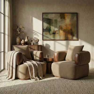 Кресла Christopher Knight Home Katia, 2 шт., коричневые