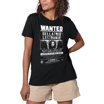 Женская свободная футболка Wanted Bellatrix черного цвета