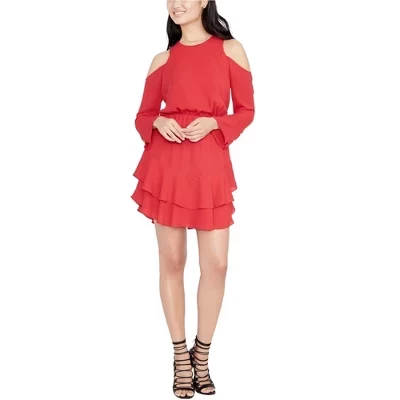 Женское платье Rachel Roy Coco, открытые плечи, красное