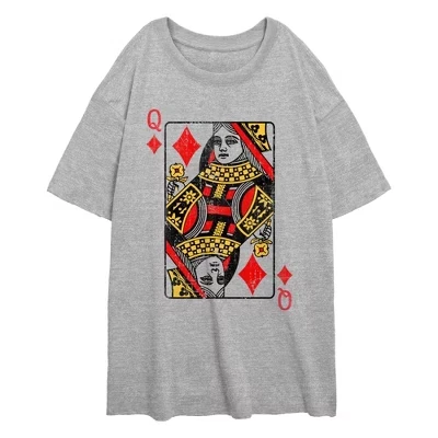 Потерявшаяся футболка Junior's Lost Gods Queen of Diamonds с бриллиантами королевы