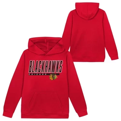 Мальчиковое худи NHL Chicago Blackhawks флисовое, мультицвет