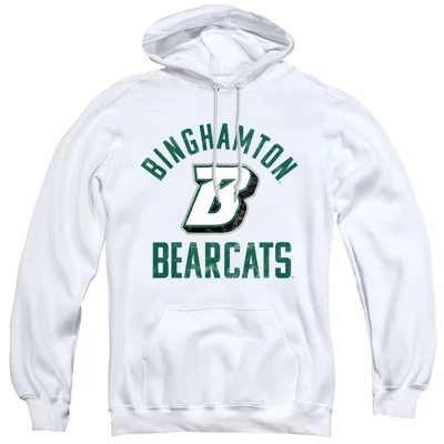 Мужское худи NCAA Binghamton Bearcats, белое