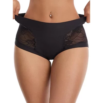 Женские трусы INSPIRE CHIC, кружевные, утягивающие, черные