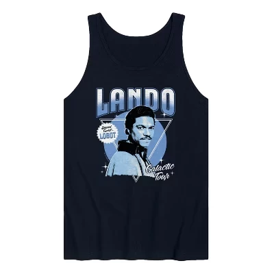 Мужская майка Star Wars Lando Concert, синяя