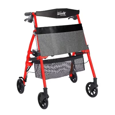 Роллатор Stander Wonder Rollator Plus с сиденьем, красный