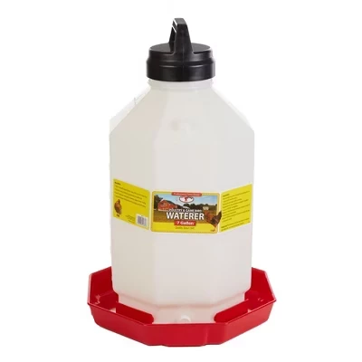 Поилка автоматическая для птиц Little Giant PPF7, 26,5 л, красная