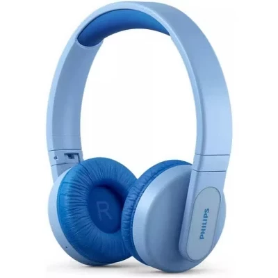 Детские беспроводные наушники Philips с микрофоном, синие