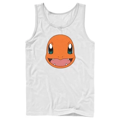 Мужская майка Pokemon Чармандер, белая