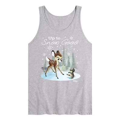 Мужская майка Disney Up To Snow Good, меланжевая