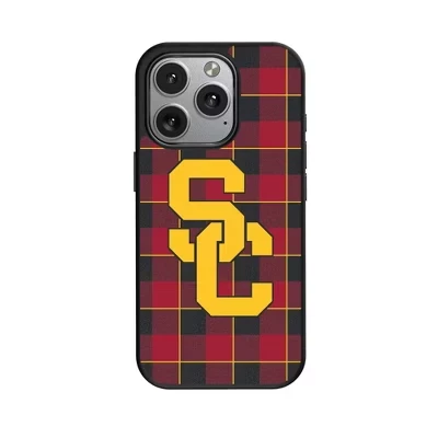 NCAA Big Ten Universities Клетчатый чехол для мобильного телефона, совместимый с MagSafe, для Apple iPhone от троянских программ Южной Калифорнии
