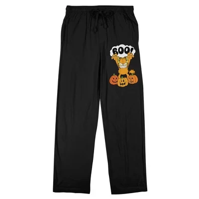 Мужские пижамные брюки Garfield, черные