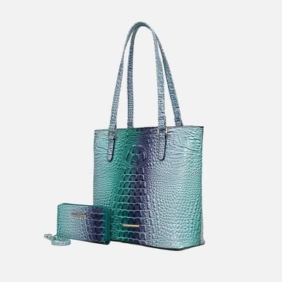 Женская сумка Piper MKF Collection с кошельком, бирюзовая