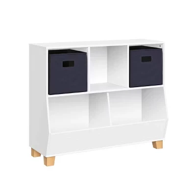 Стеллаж RiverRidge CatchAll 35″, 3 куба и 2 короба, синий