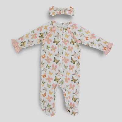 Унисекс пижама Milkberry Butterfly Dreams для новорожденных