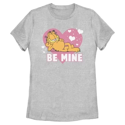 Женская футболка Be Mine Hearts and Love athletic heather