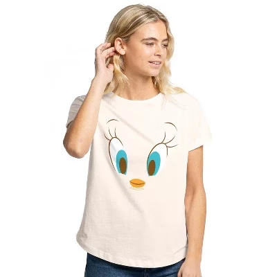 Женская футболка Looney Tunes Tweety, белая
