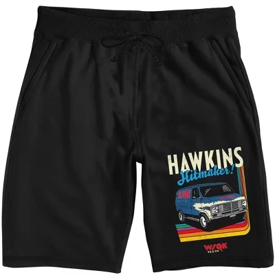 5 Hawkins Hitmaker Squawk Van Взрослые черные пижамные шорты для сна черные